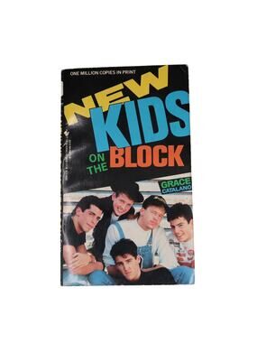 New Kids on the Block Paperback Book Grace Catalano Bantam Vintage 1989 NKOTB